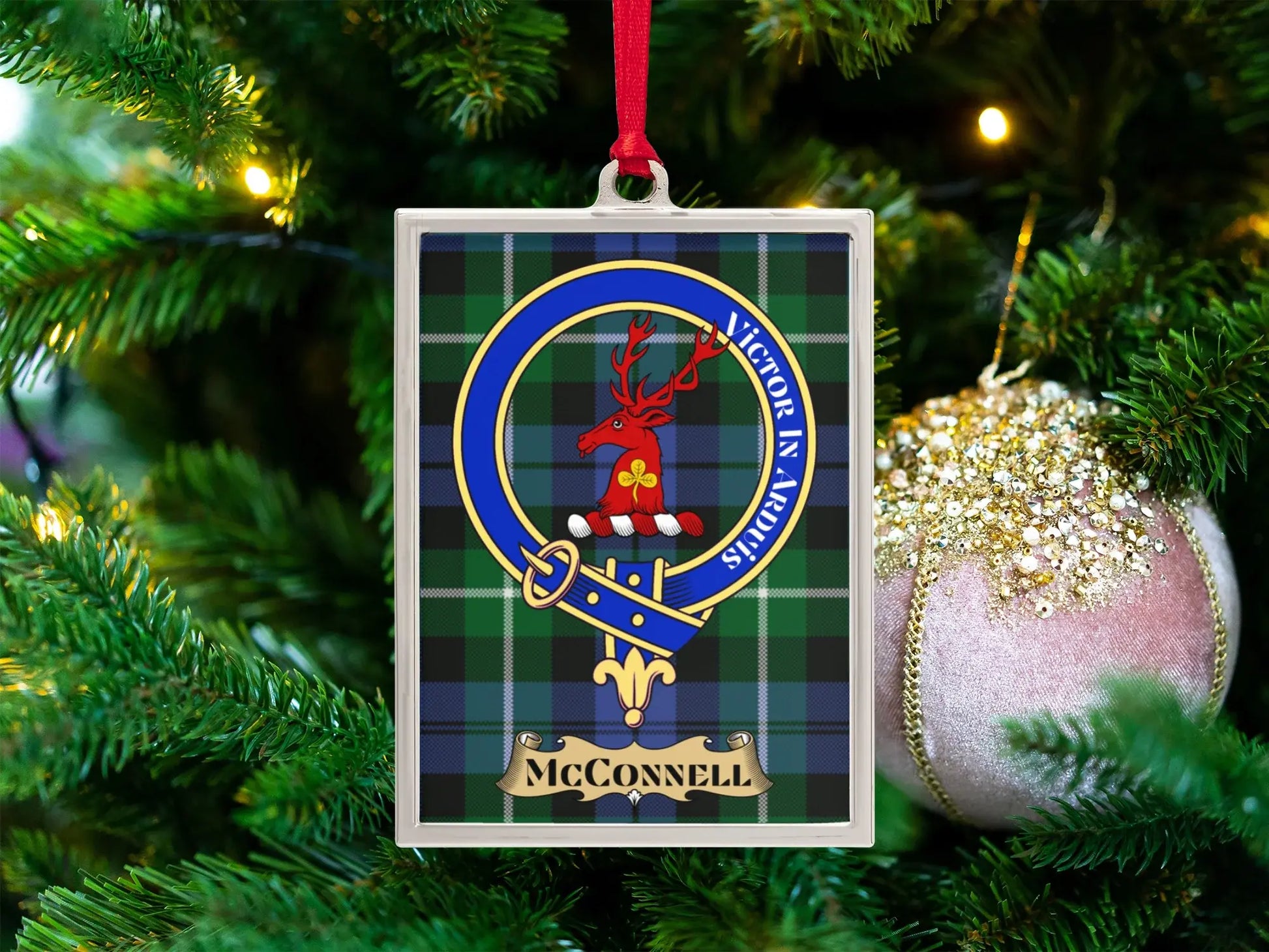 McConnell Family Crest Ornament Christmas Tree product