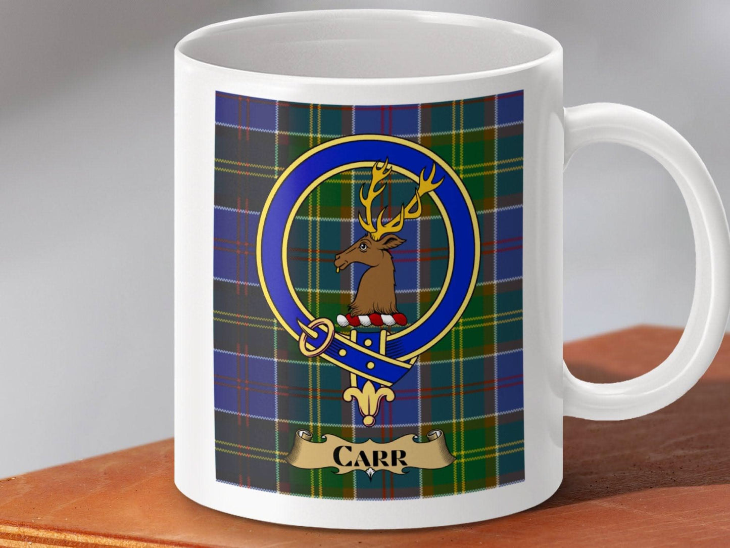 Carr Clan Tartan Plaid Ceramic Coffee Mug product