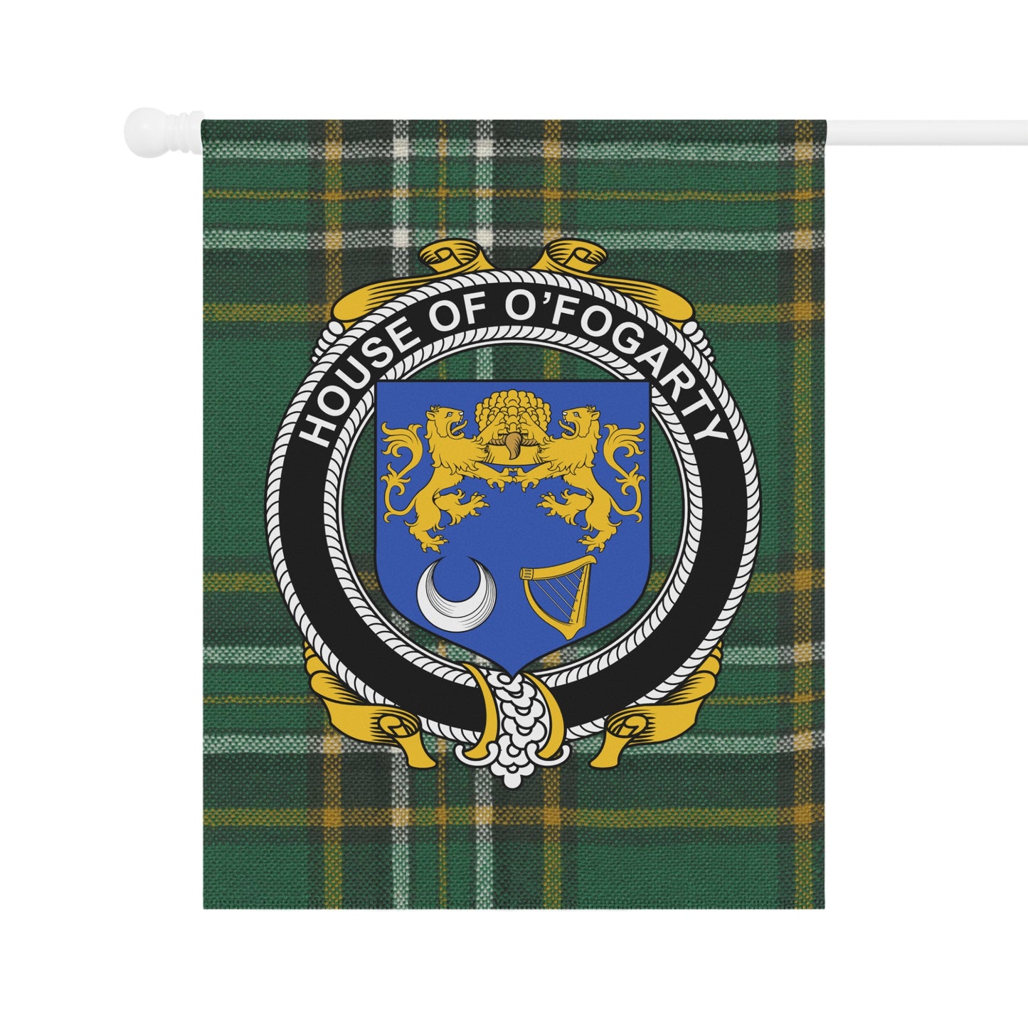 House Of O'Fogarty Plaid Banner Perfect Gift Decor