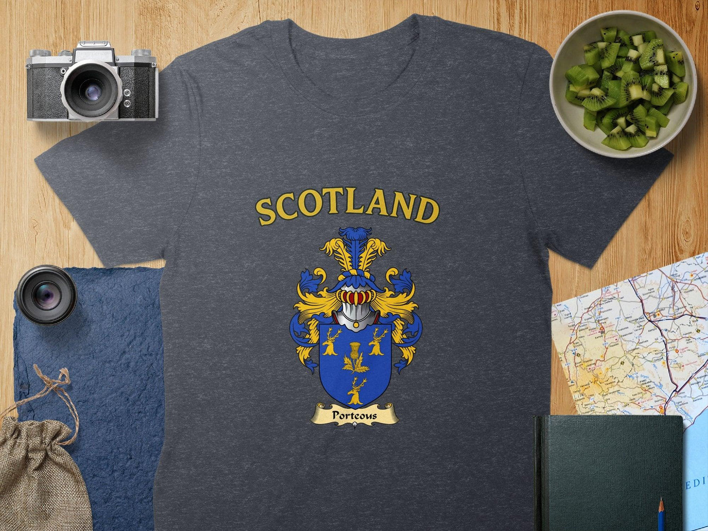Scotland Crest Design Stylish Graphic T-Shirt product type