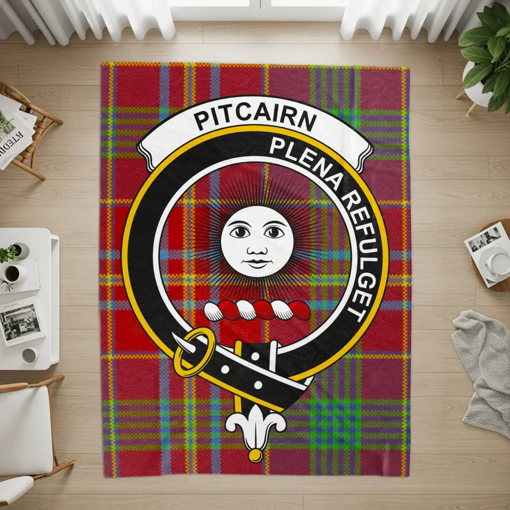Pitcairn Plena Refulget Tartan Blanket product