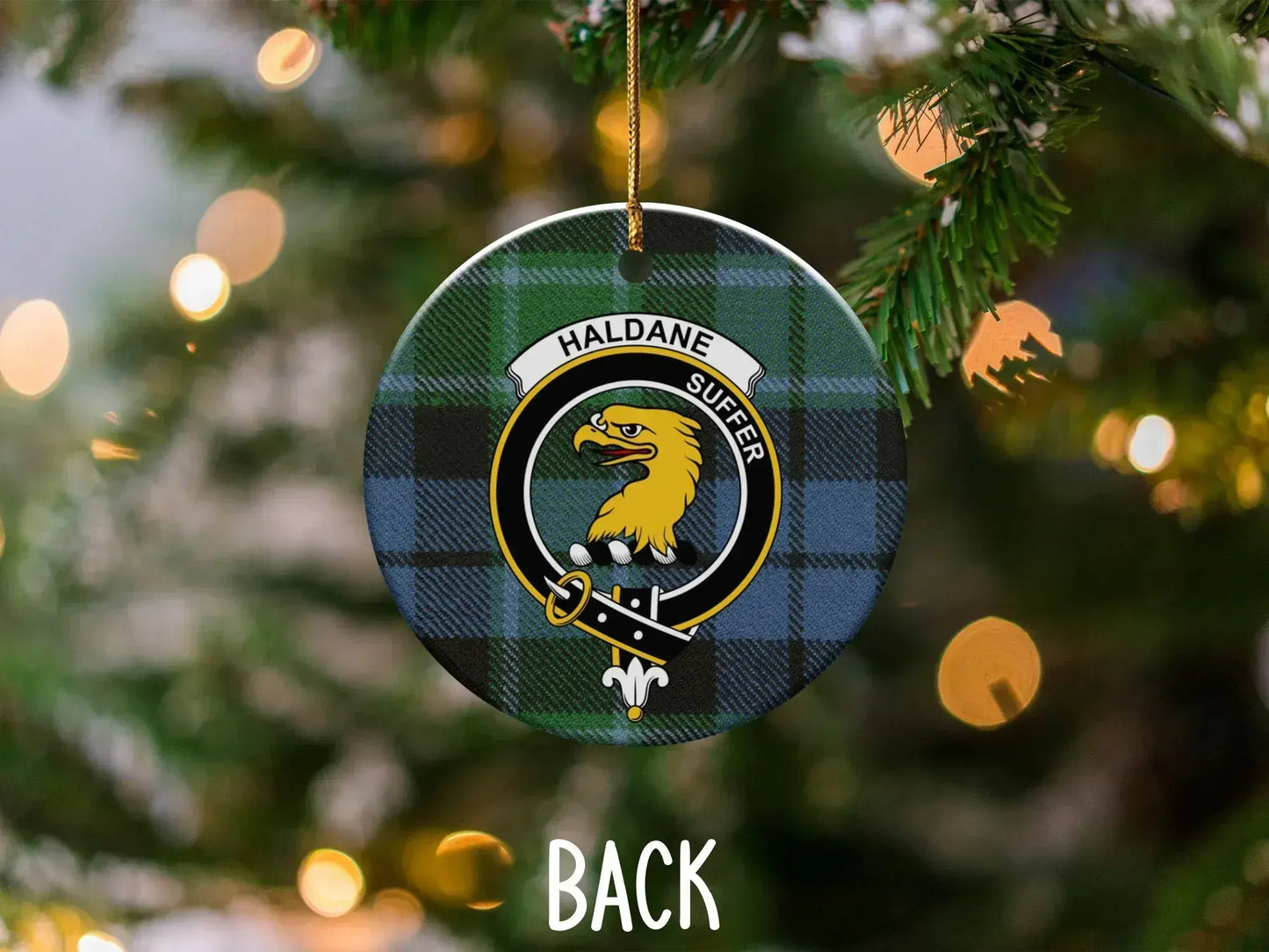 Scottish Clan Crest Christmas Tree Ornament product type