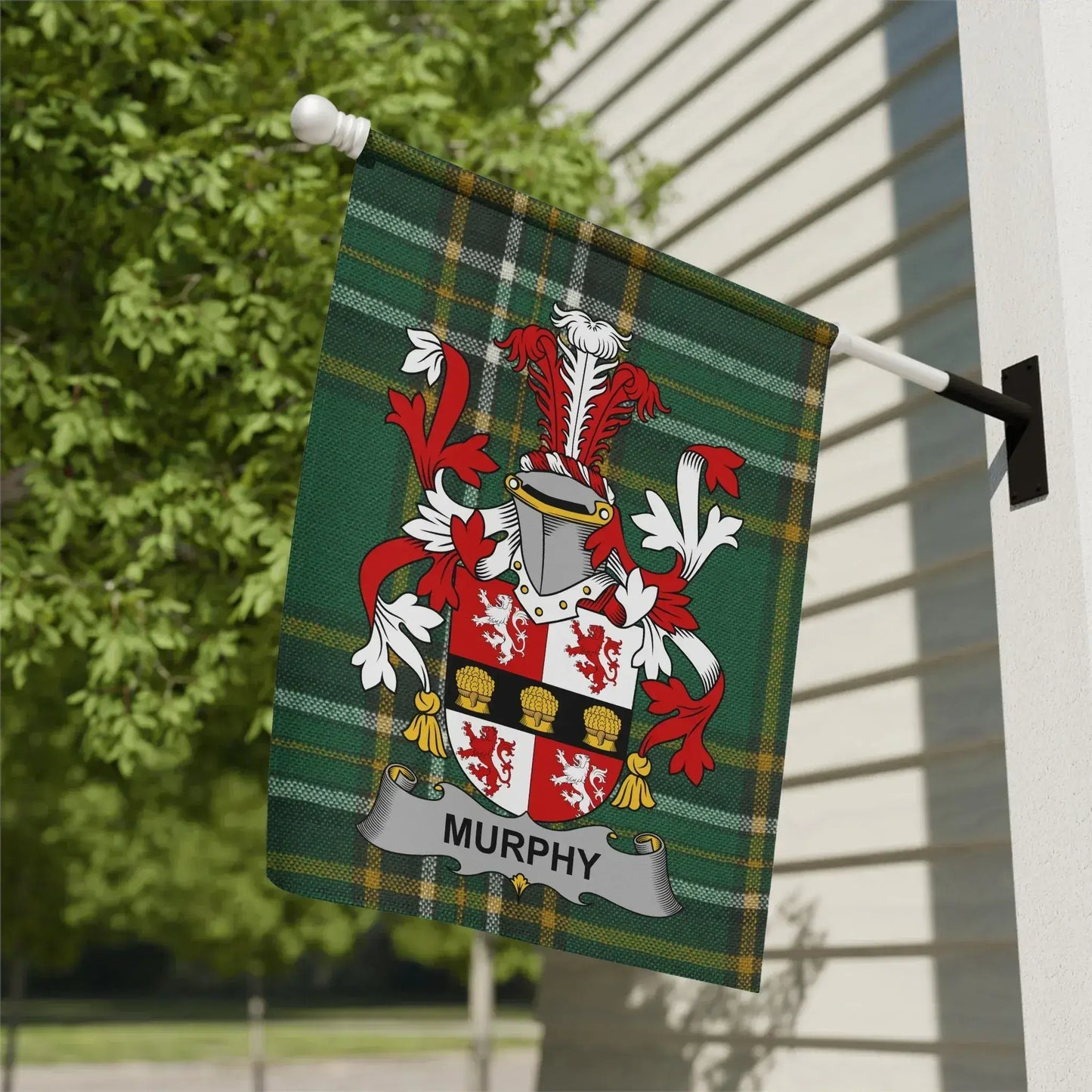 Personalized Family Crest Flag with Murphy product type