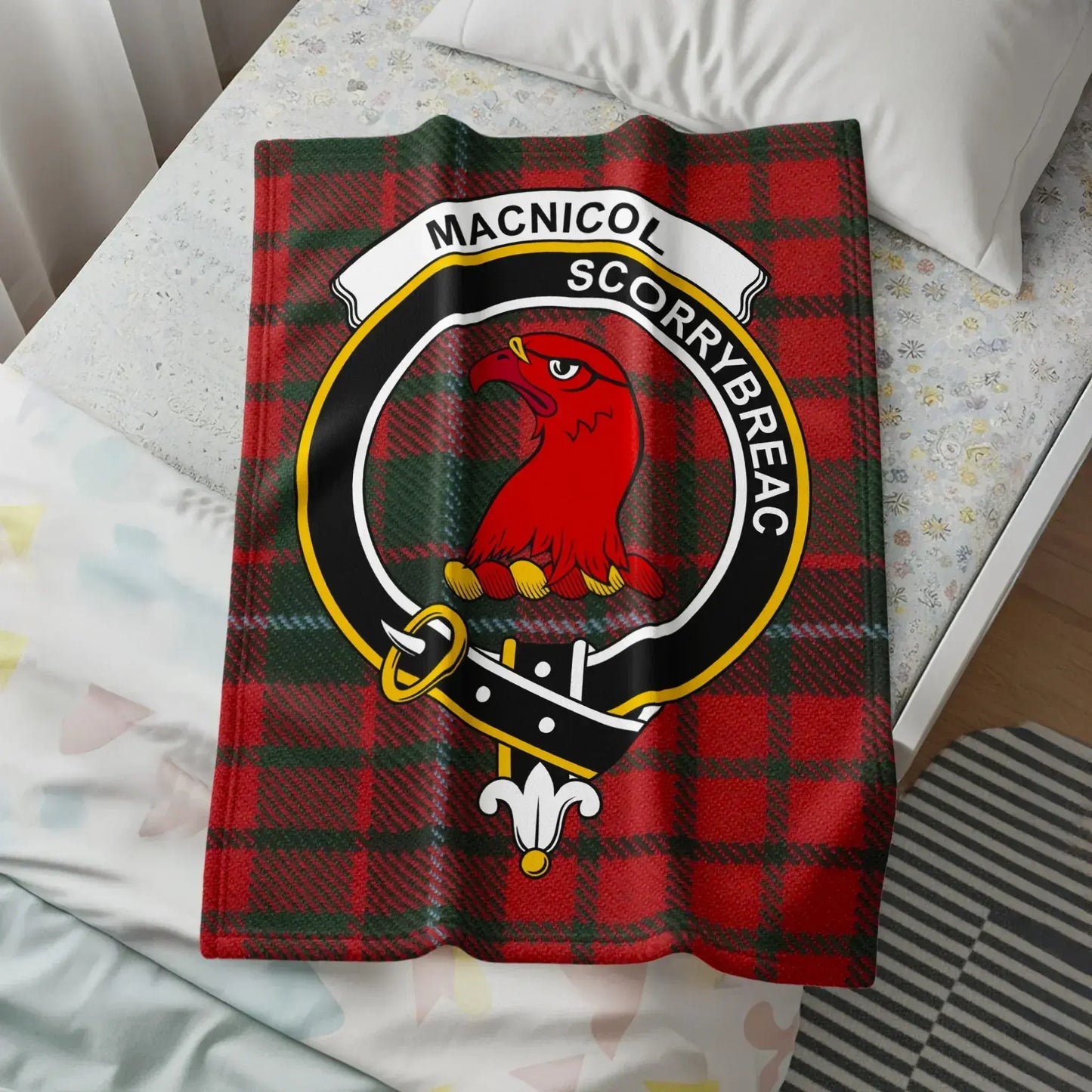MacNicol Scorrybreac Clan Tartan Blanket product