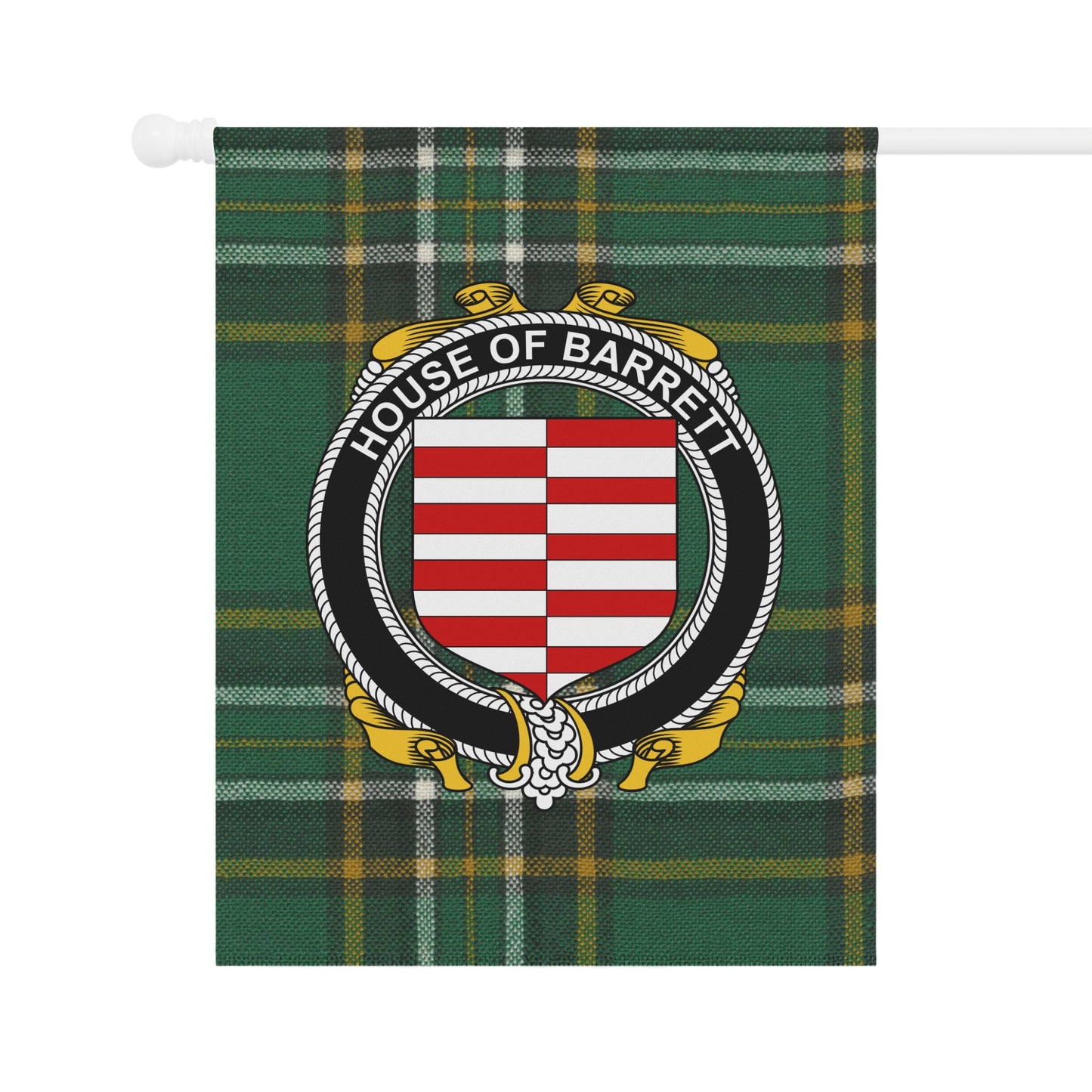 House of Barrett Plaid Pattern Family Crest product