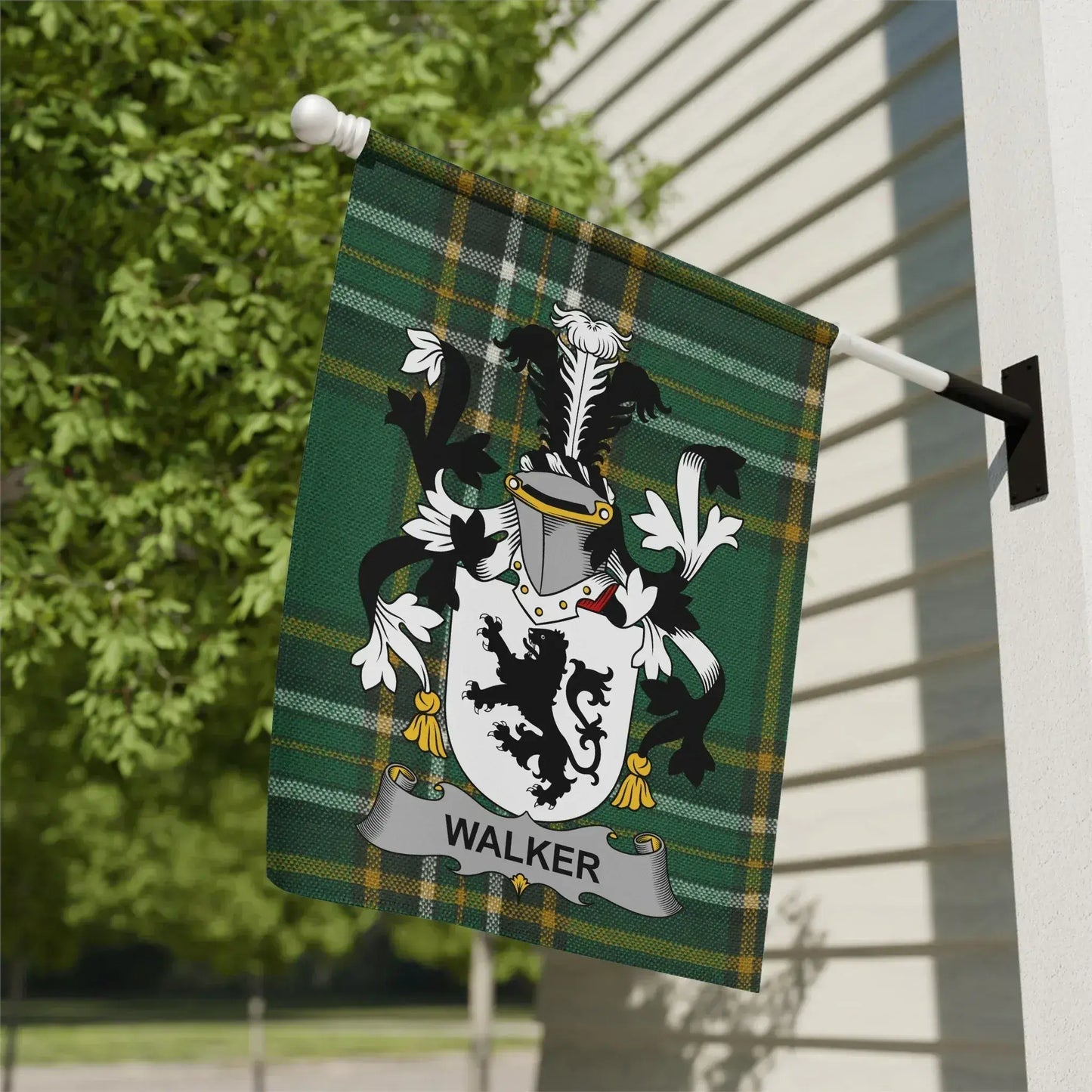 Custom Family Crest Flag Walker Heritage Banner product