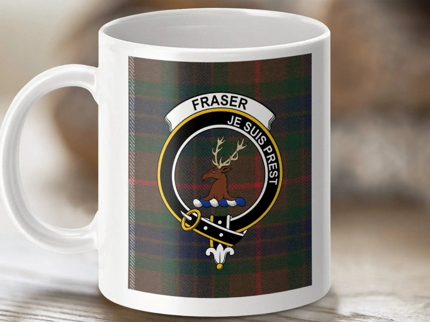 Fraser Je Suis Prest Clan Crest Mug product