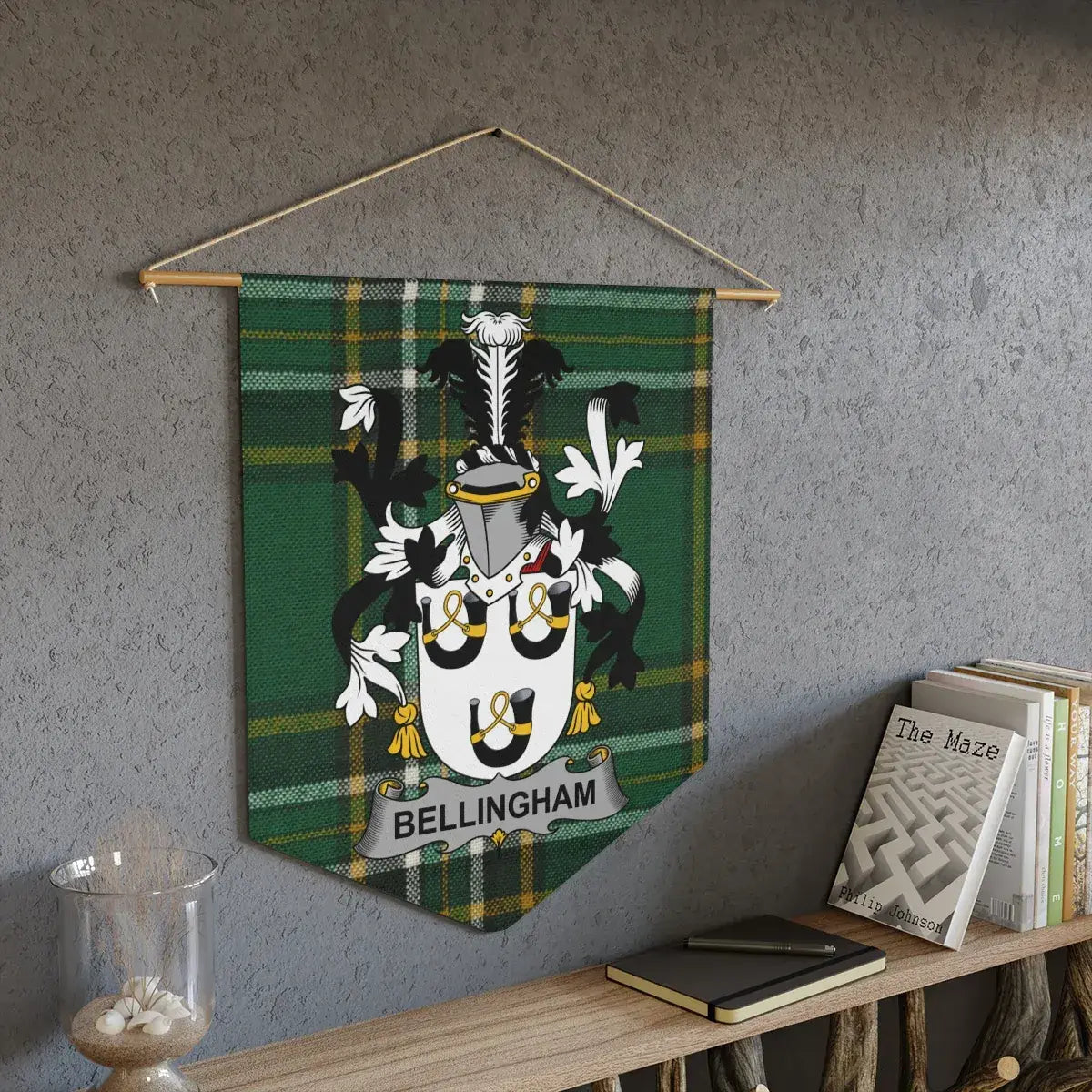 Bellingham Coat of Arms Wall Hanging Decor product