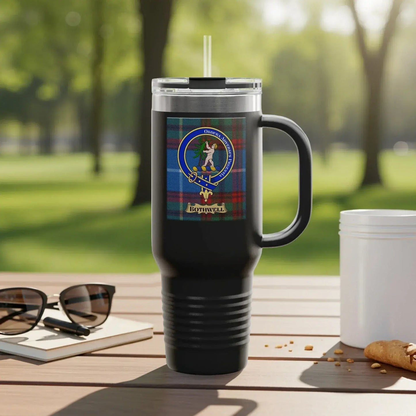 Scottish Clan Crest Emblem Large Travel Mug product