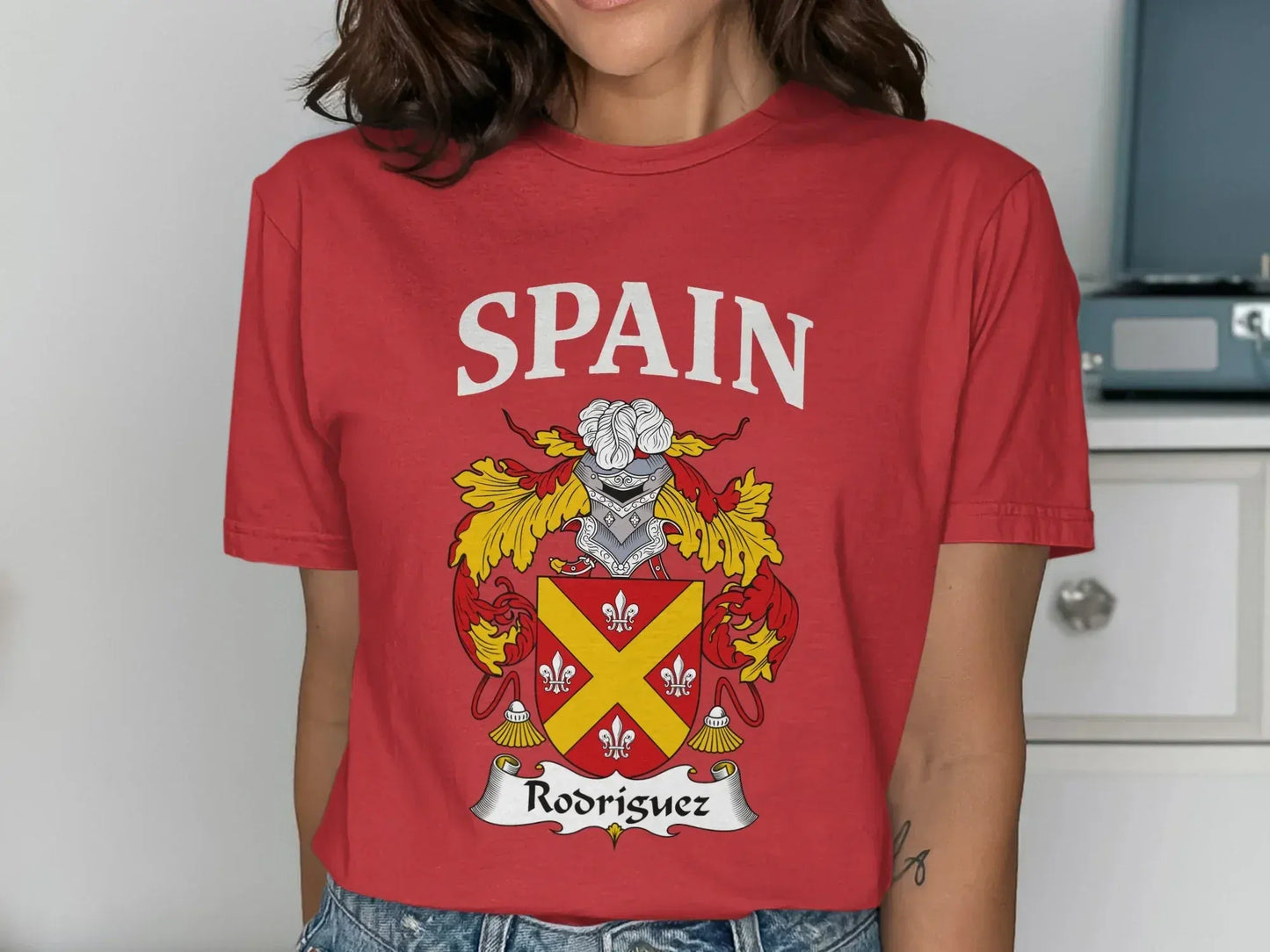 Spain Rodriguez Coat of Arms Graphic Tee Shirt product