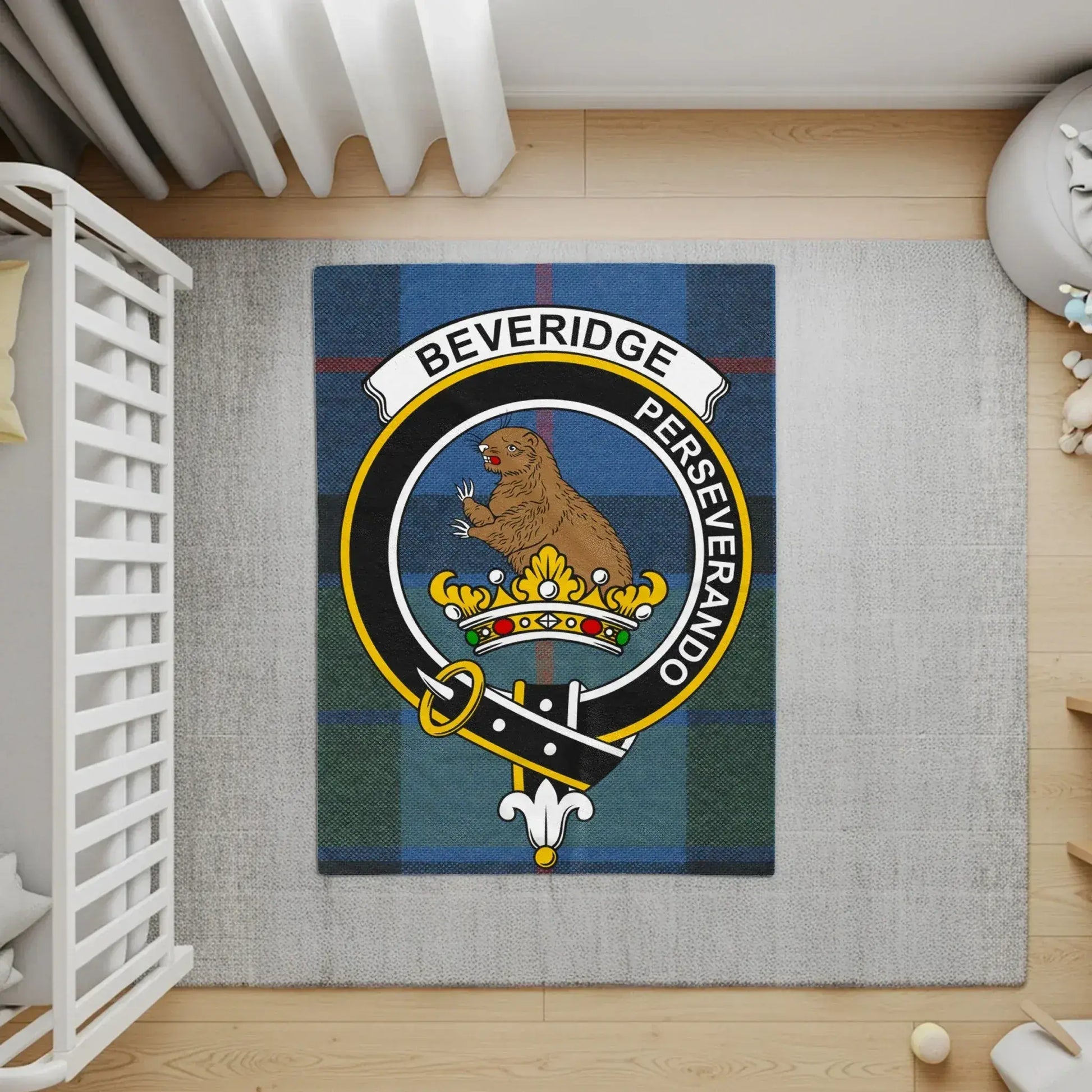 Beveridge Perseverando Crest Emblem Home Decor product