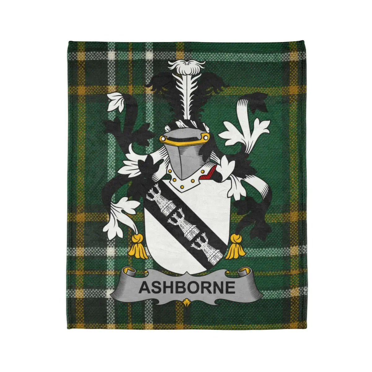 Ashborne Tartan Crest Design Home Decor Product