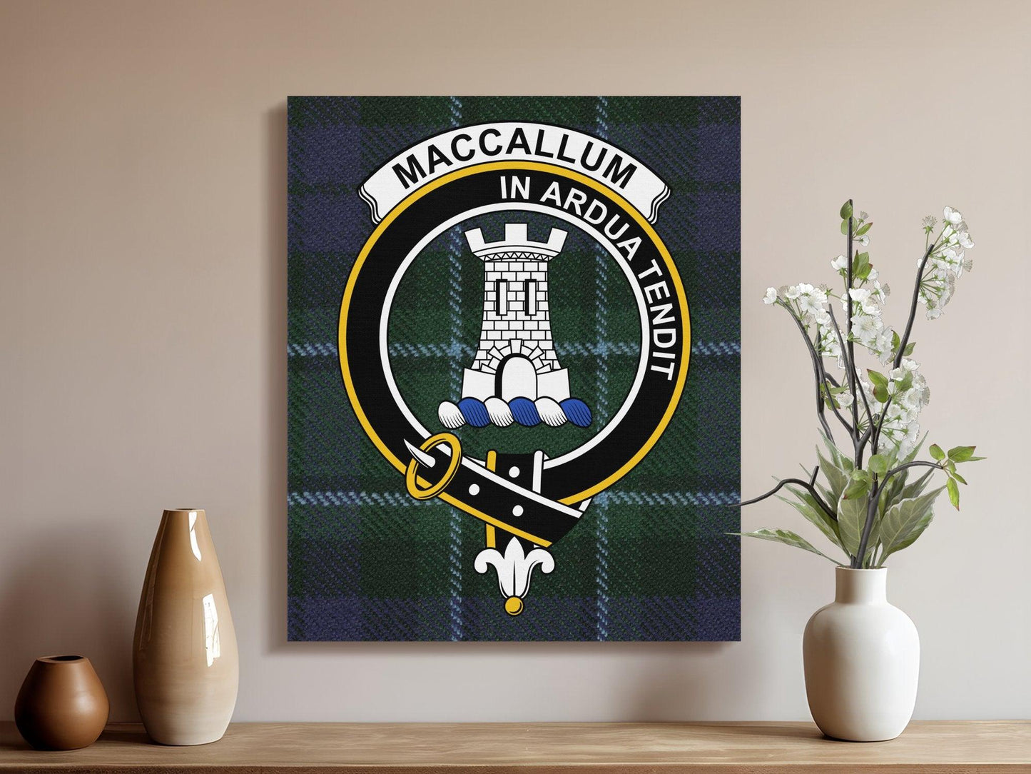 Scottish Clan MacCallum Crest Art Canvas product