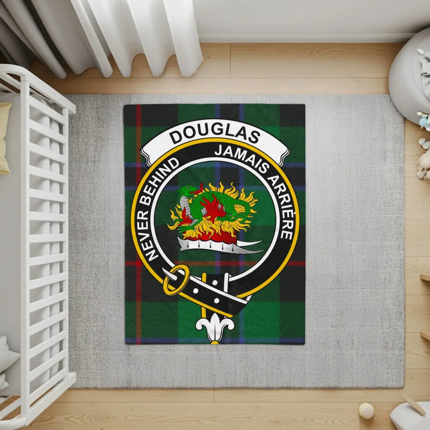 Douglas Crest Never Behind Jamais Arriere Rug product