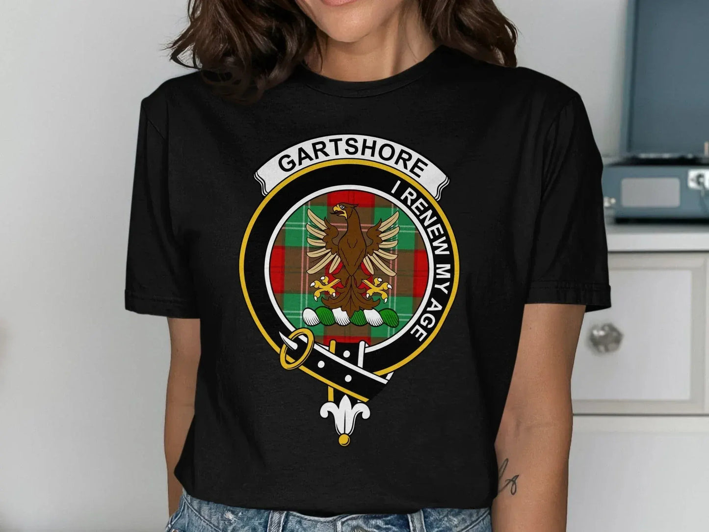 Gartshore I Renew My Age Black Graphic Shirt product type