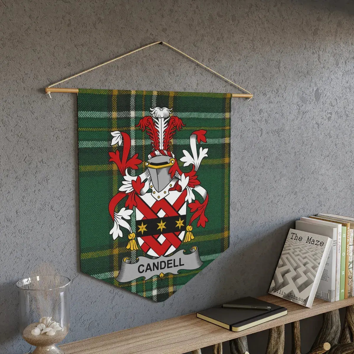 Family Crest Coat of Arms Banner for Home Decor product type