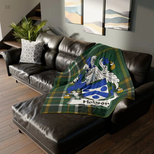 Personalized Hobson Family Crest Blanket product