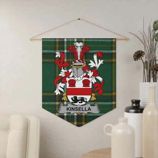 Family Crest Shield Banner with Personalized Name product