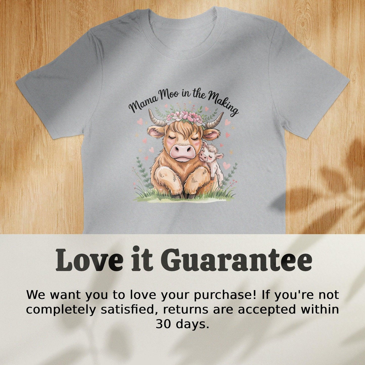 Mama Moo in the Making Cute Graphic T-Shirt product