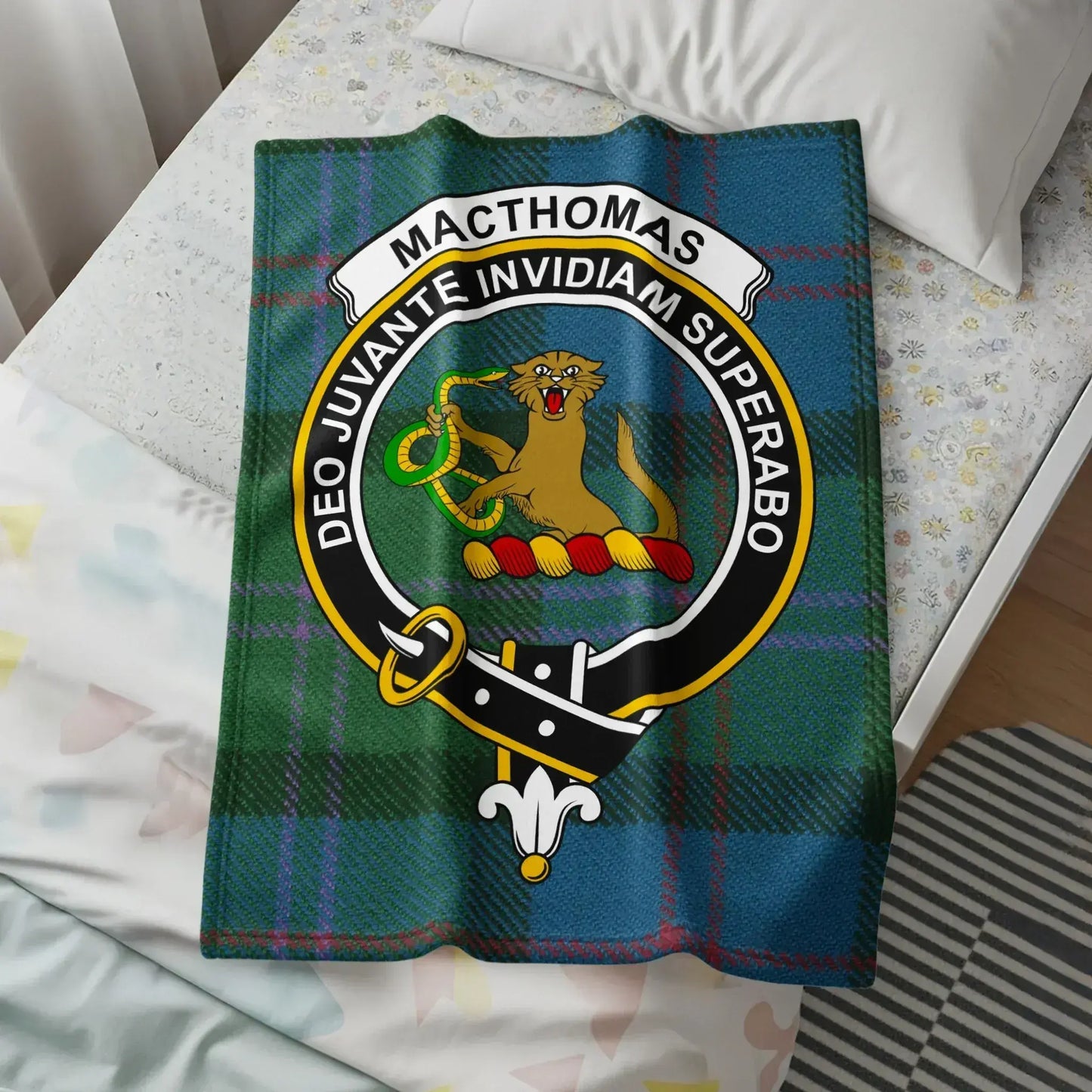 MacThomas Clan Tartan Blanket Unique Home Decor product