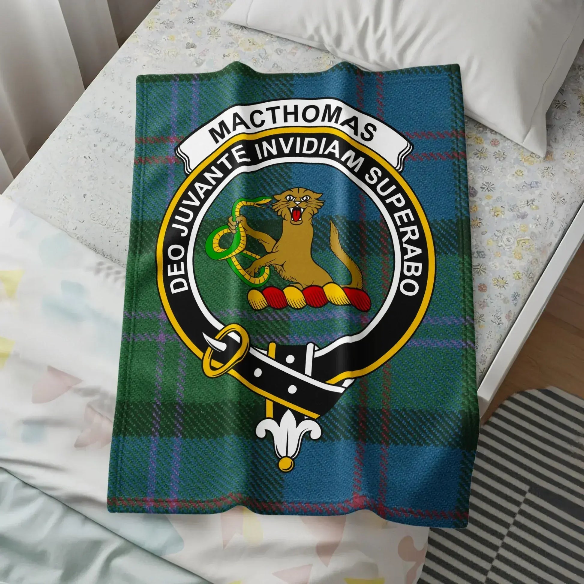 MacThomas Clan Tartan Blanket Unique Home Decor product