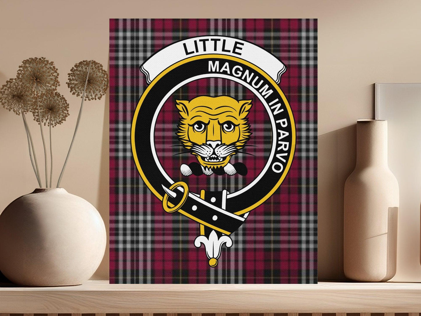 Little Magnum In Parvo Plaid Art Print product