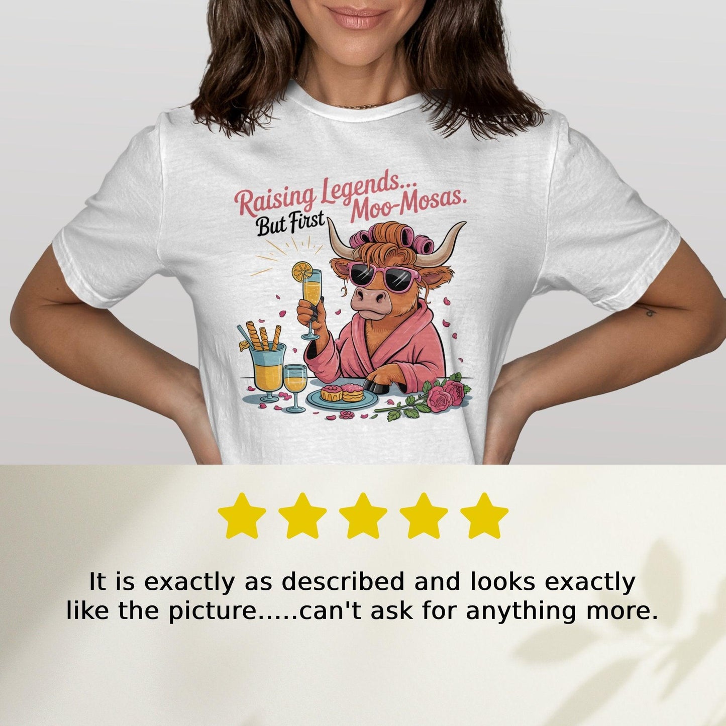 Raising Legends But First Moo-Mosas T-Shirt product