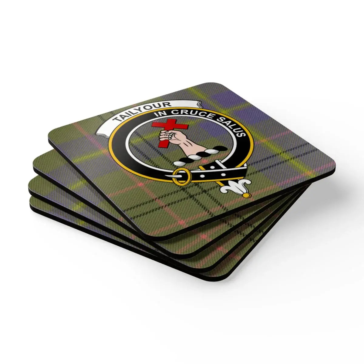 Tailyour In Cruce Salus Tartan Coaster product type