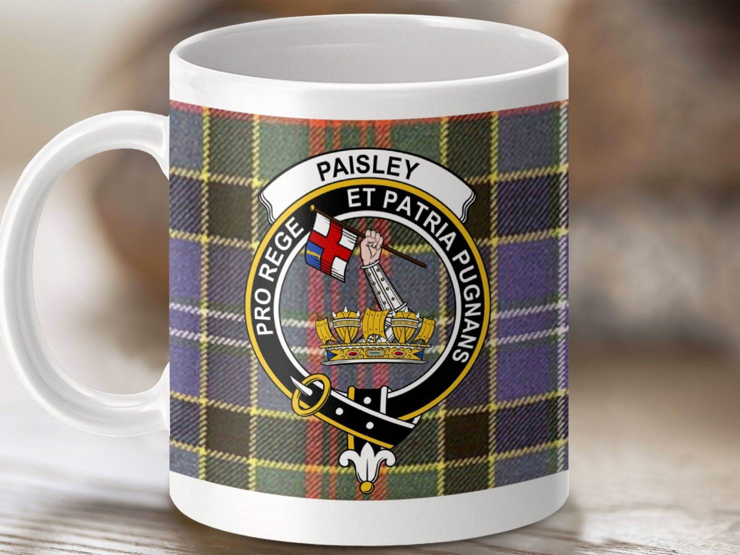 Paisley Pro Rege Et Patria Pugnans Crest Mug product type