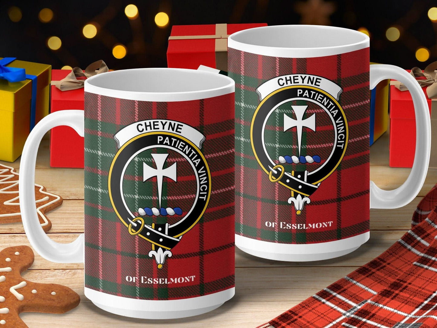 Cheyne Patiencia Vincit of Esselmont Plaid Mug product