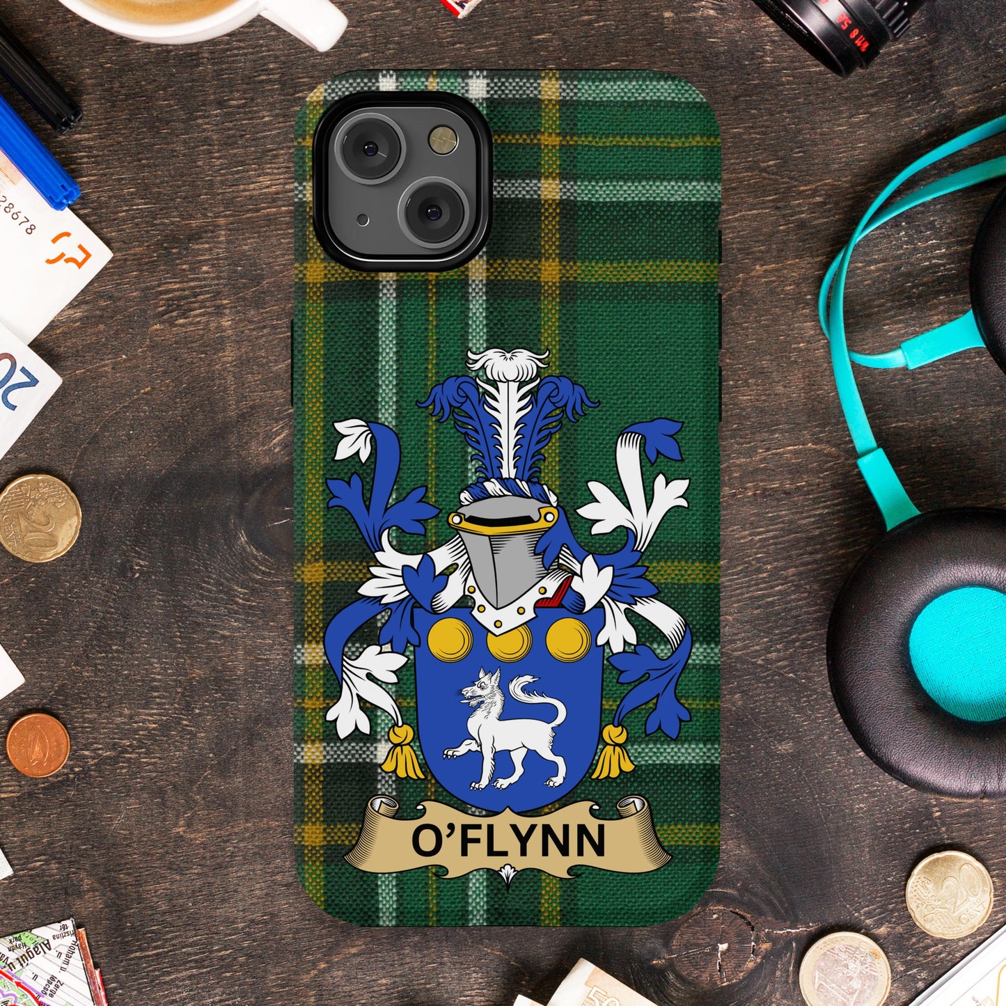 Personalized O'Flynn Coat of Arms Phone Case product type