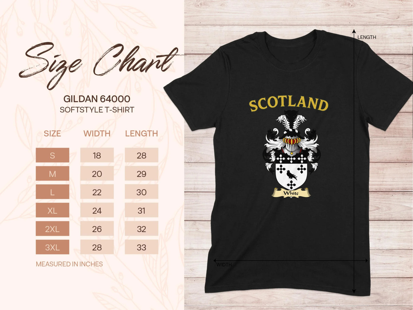 Scotland Graphic Gildan 64000 Softstyle T-Shirt product type