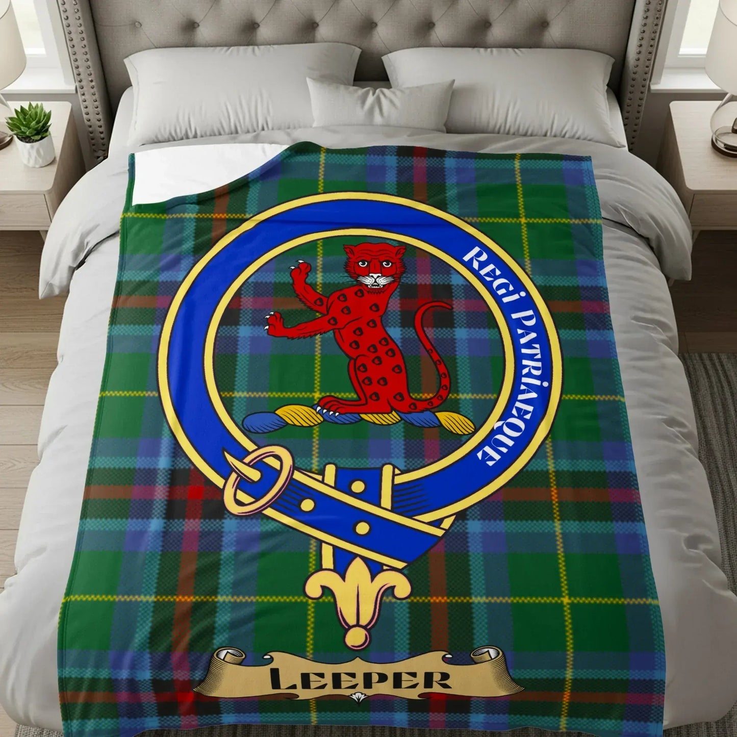 Reggi Darroche Leeper Tartan Blanket Bedding product