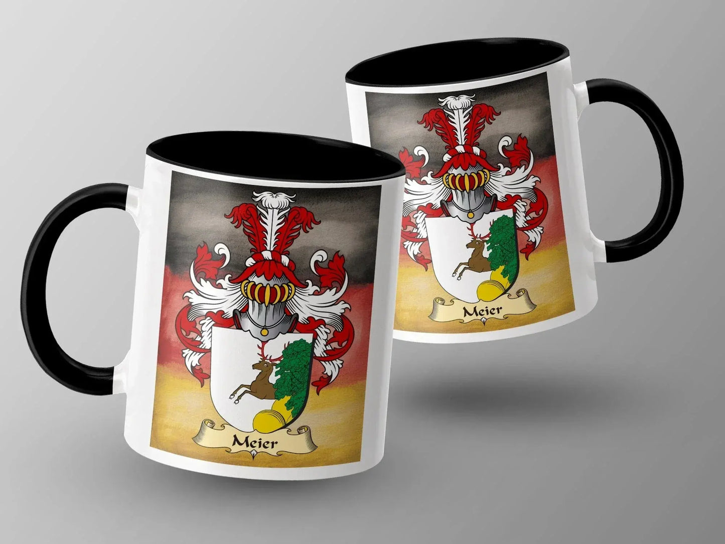 Vibrant Coat of Arms Meier Family Crest Mug product