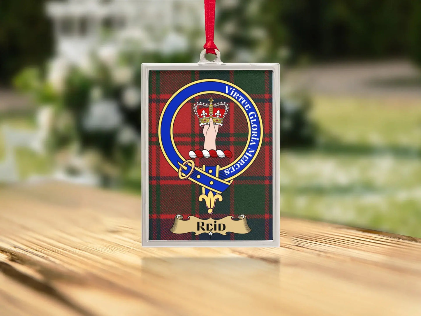 Clan Crest Tartan Badge Personalized Product