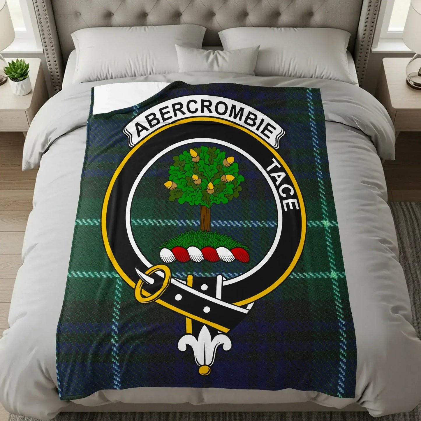 Abercrombie Tartan Family Crest Blanket product