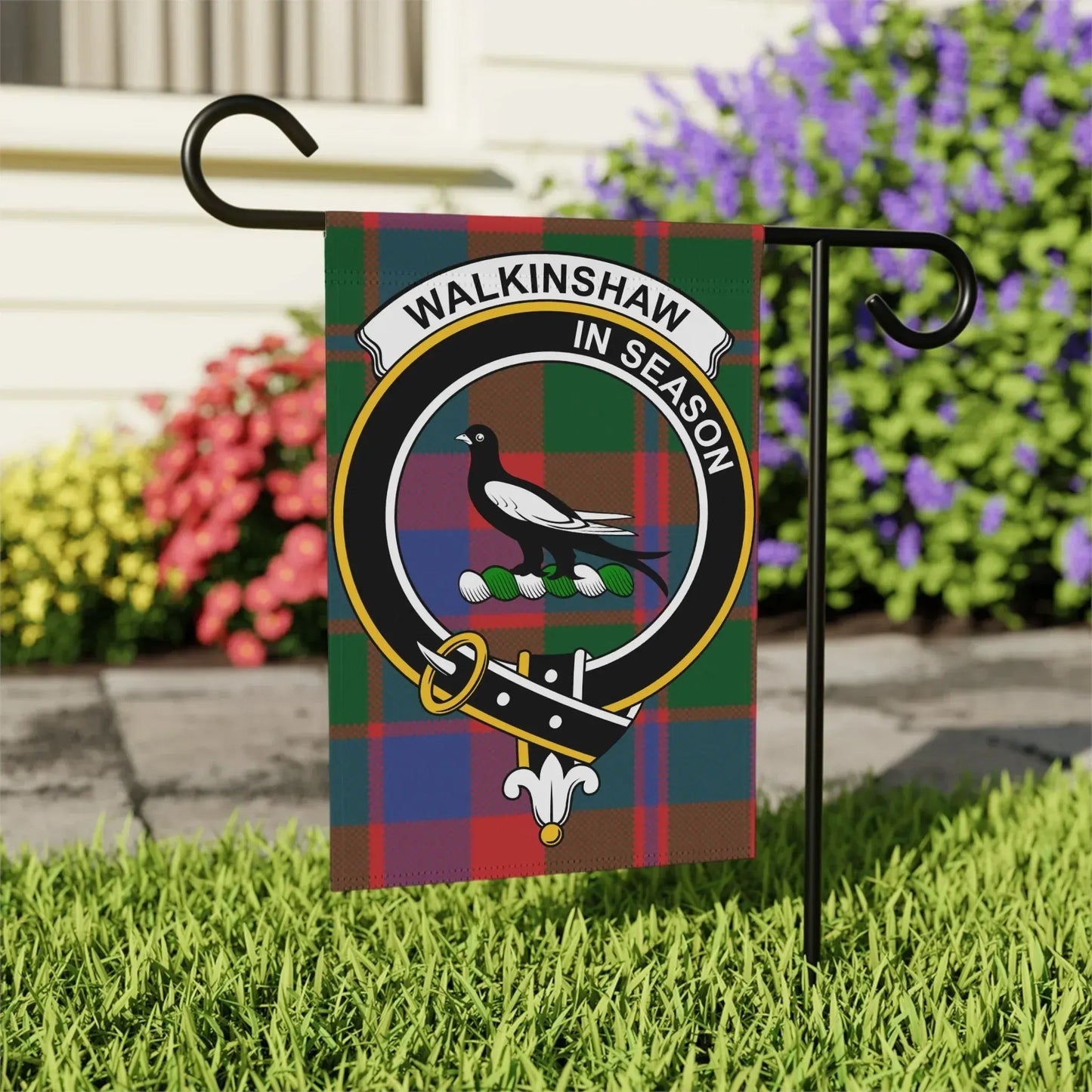 Walkinshaw In Season Tartan Garden Flag product type