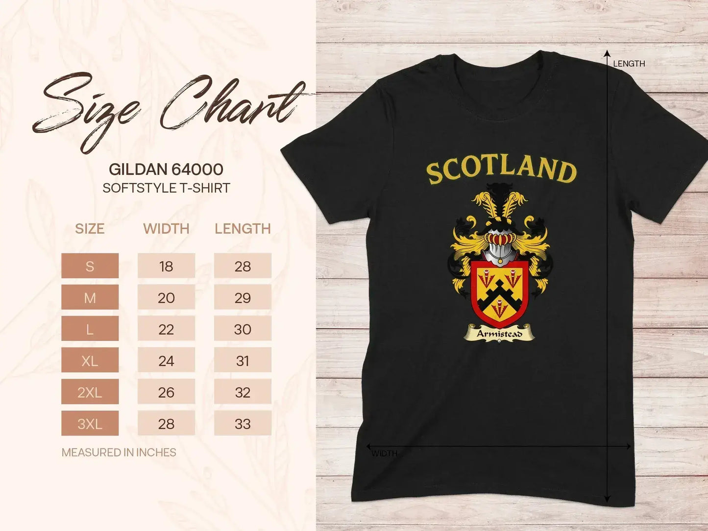 Scotland Crest Armigerous Softstyle T-shirt product type