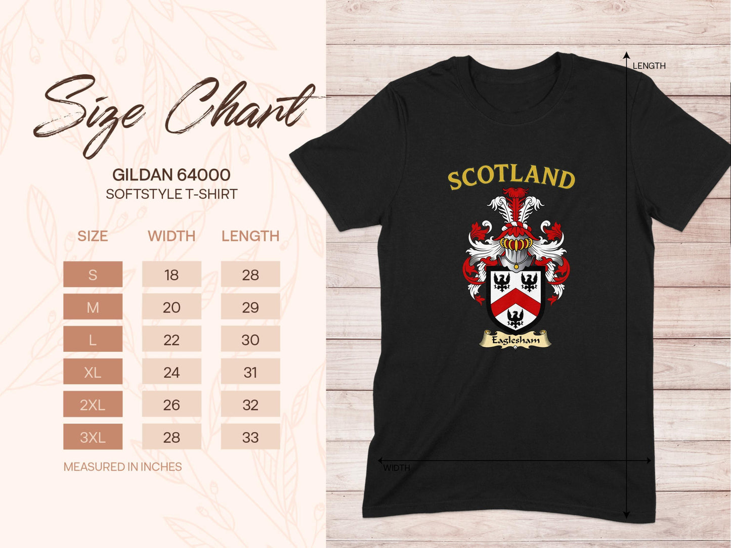 Scotland Eaglehawk Crest Print T-Shirt product