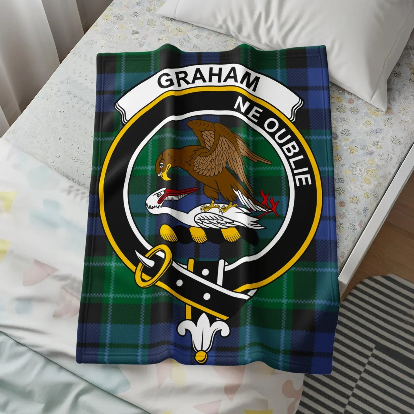 Graham Tartan Blanket Ne Oublie Graphic Blanket product type