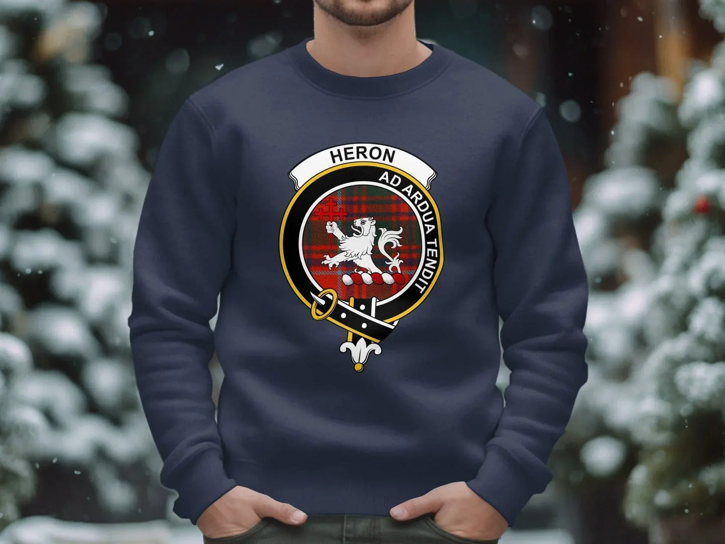 Heron Ad Ardua Tendit Crest Sweatshirt product