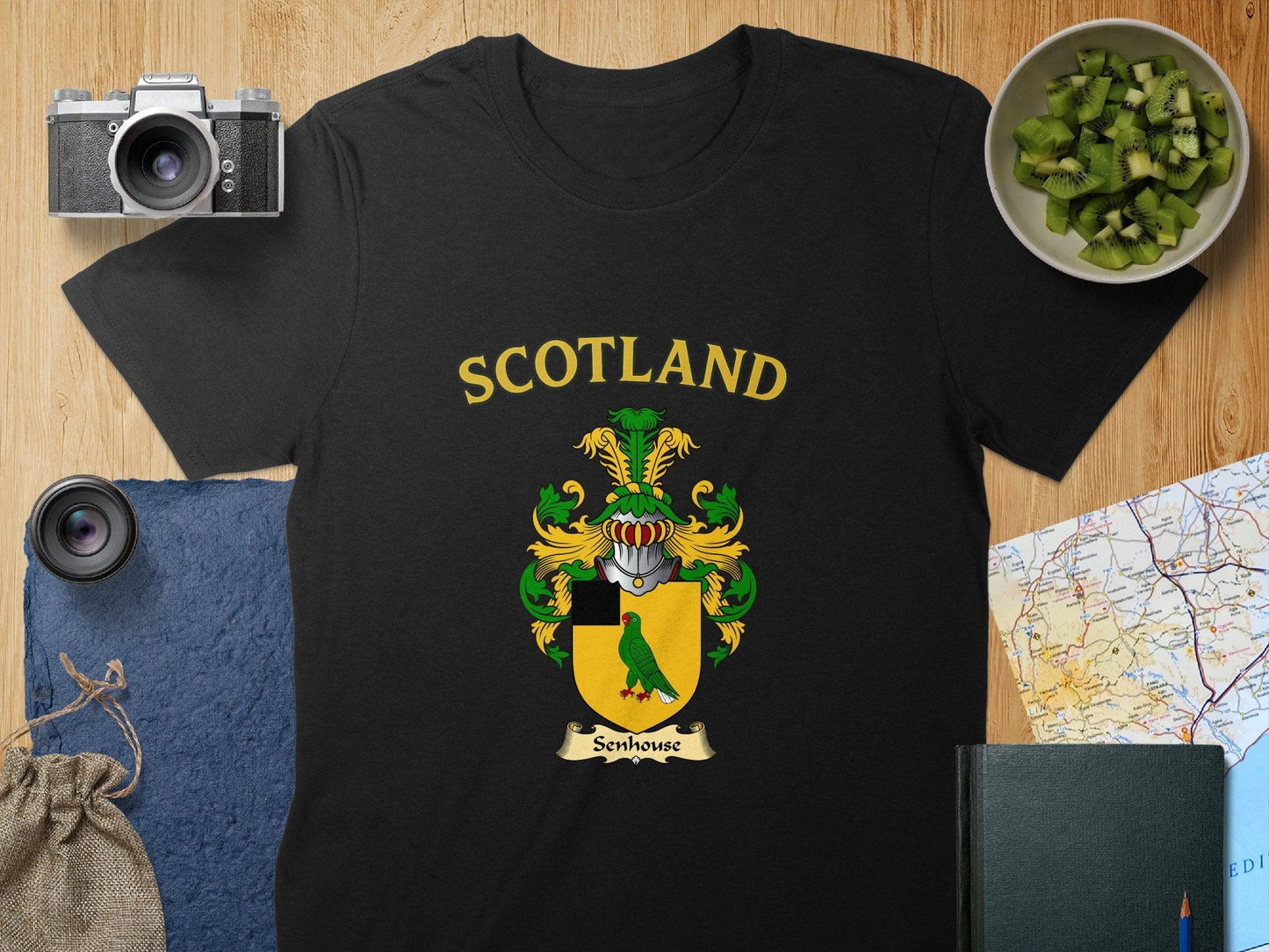 Senhouse Clan Family Crest Scotland T-Shirt - Celtic Ancestry Gifts