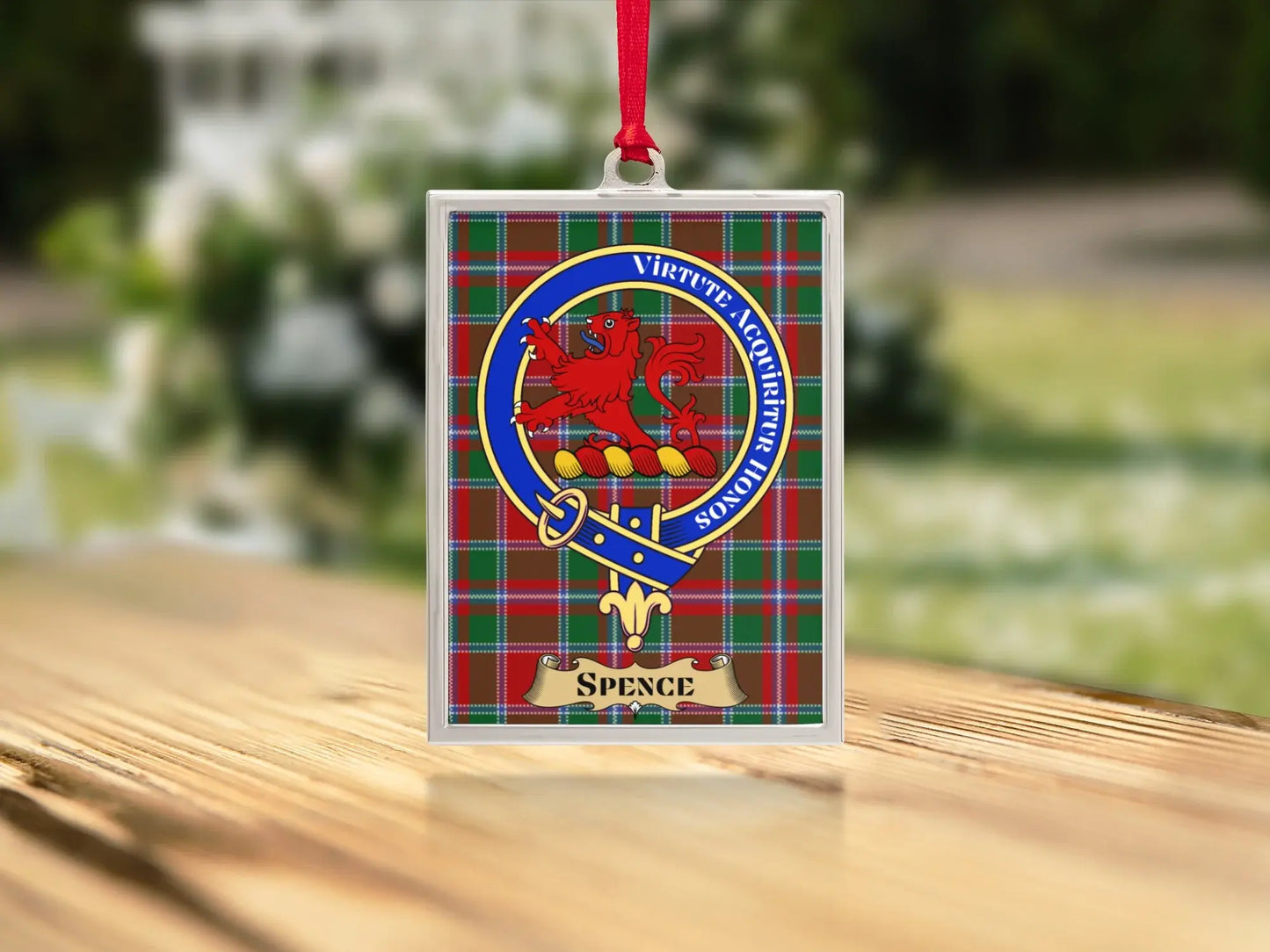 Spence Crest Virtute Acquiritur Honos Ornament product type