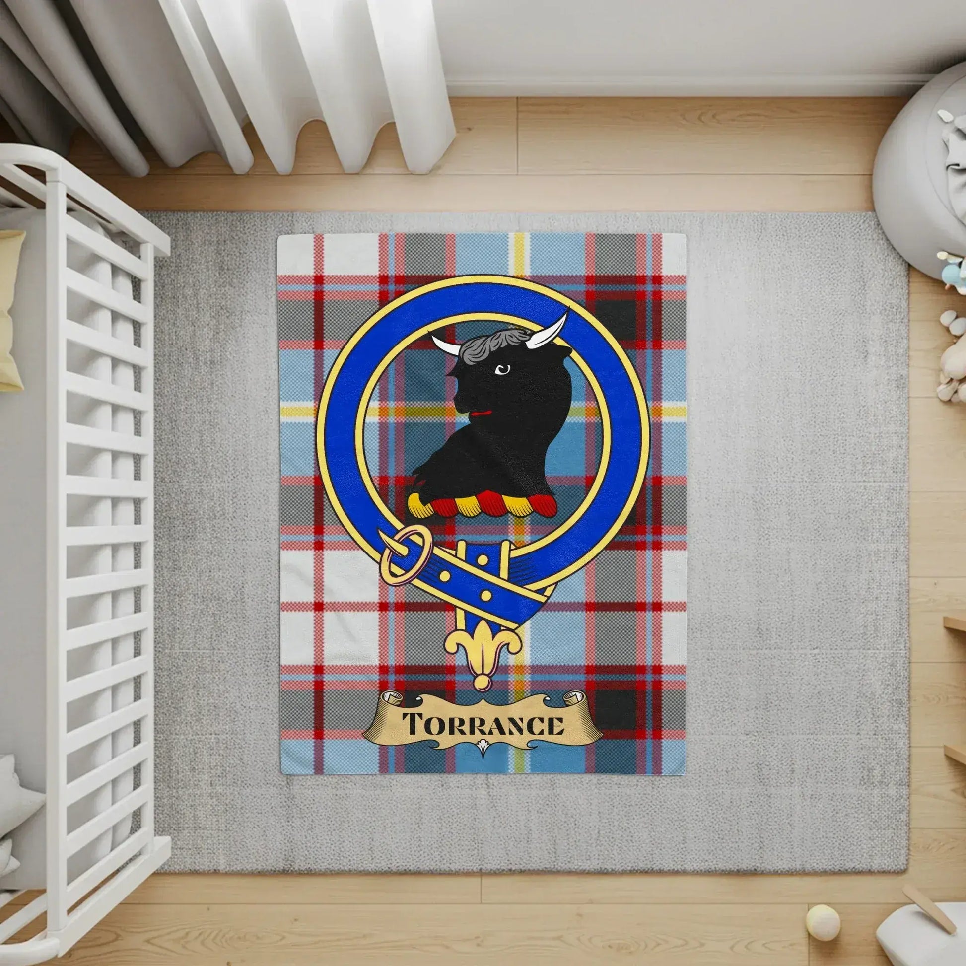 Torrance Family Crest Plaid Design Home Decor product type