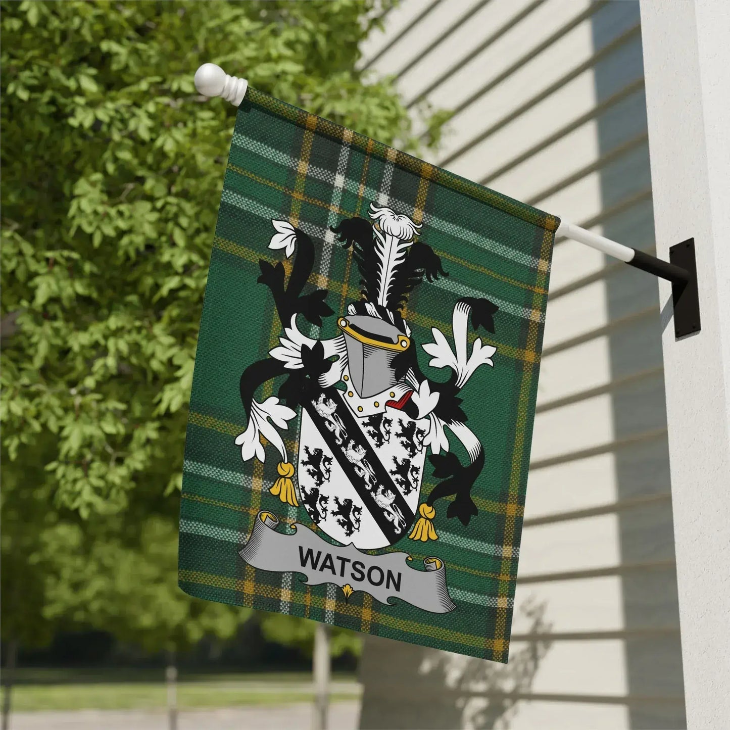 Watson Family Crest Green Tartan Home Decor product type