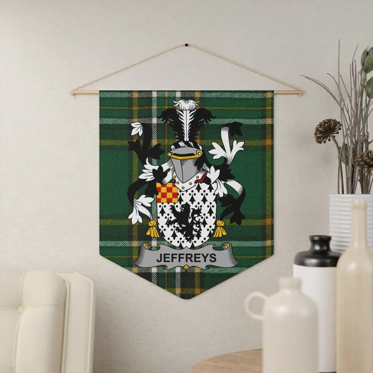 Personalized Family Crest Wall Hanging product