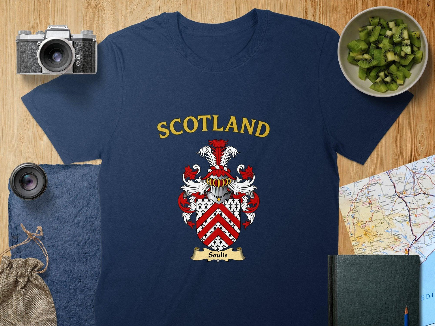 Scotland Emblem Soules Printed on a T-Shirt product type