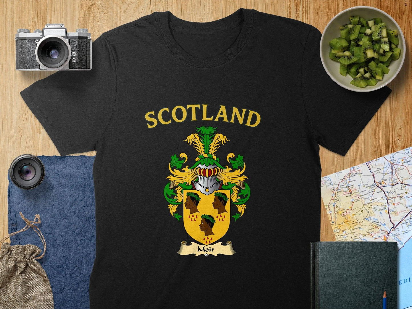 Scotland Moir Family Crest Graphic T-Shirt product type