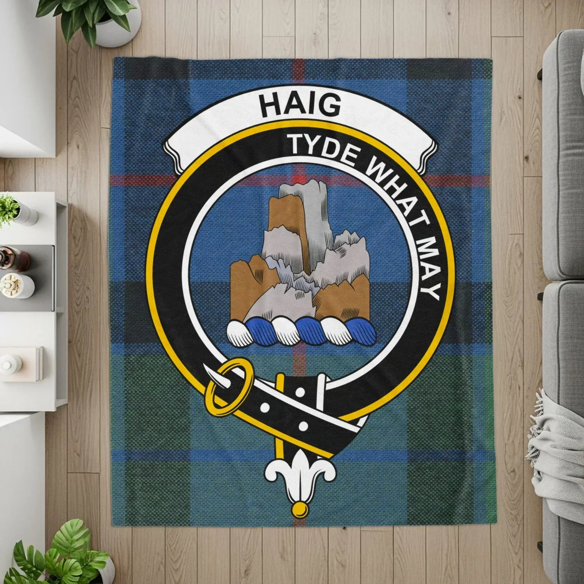Tyde What May Haig Clan Crest Badge Blanket product