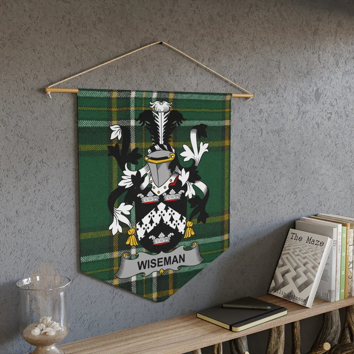 Personalized Family Crest Wall Hanging Decor product